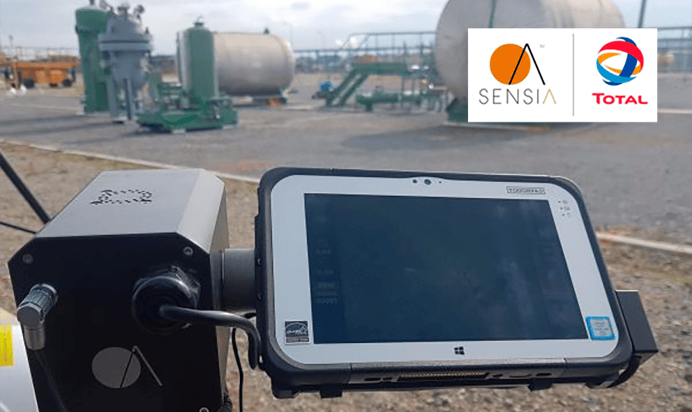 Advanced SENSIA device used in TOTAL test campaign.