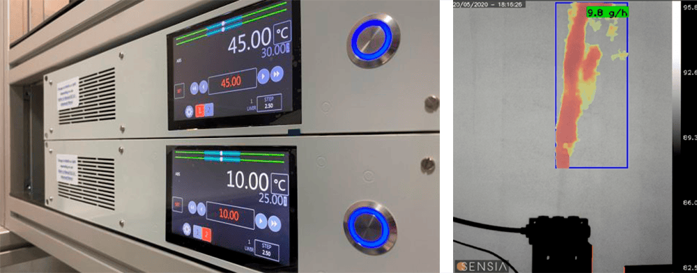 IR Radiometry Calibration Device with digital display and temperature controls.