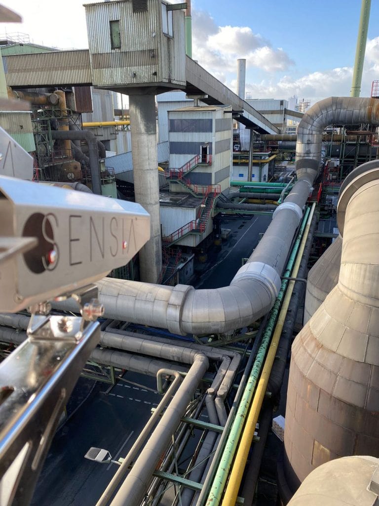 SO2 industry gas leak detection OGI SENSIA