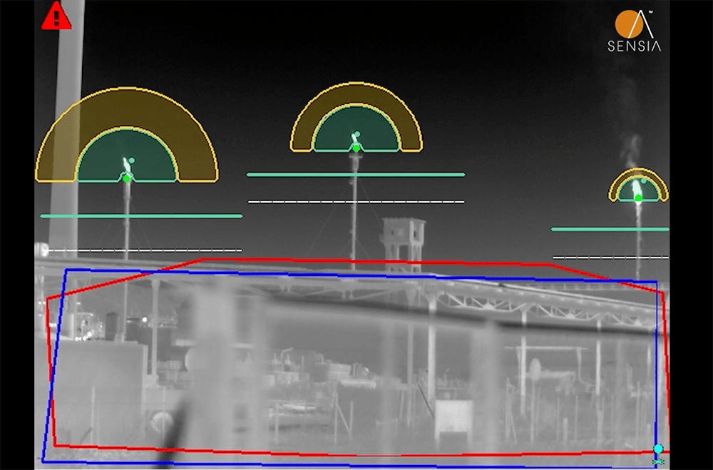 flare stack monitoring systems with infrared cameras SENSIA
